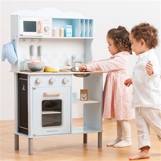 Kitchenette - modern - electric cooking - blue